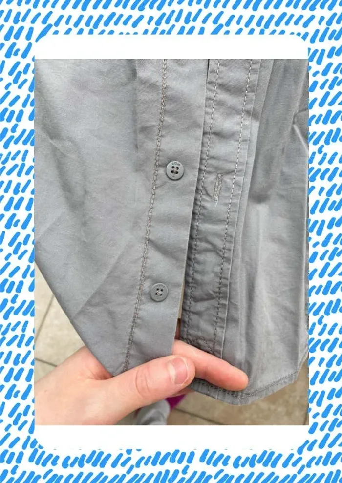 Chemise grise Celio XL - photo numéro 7