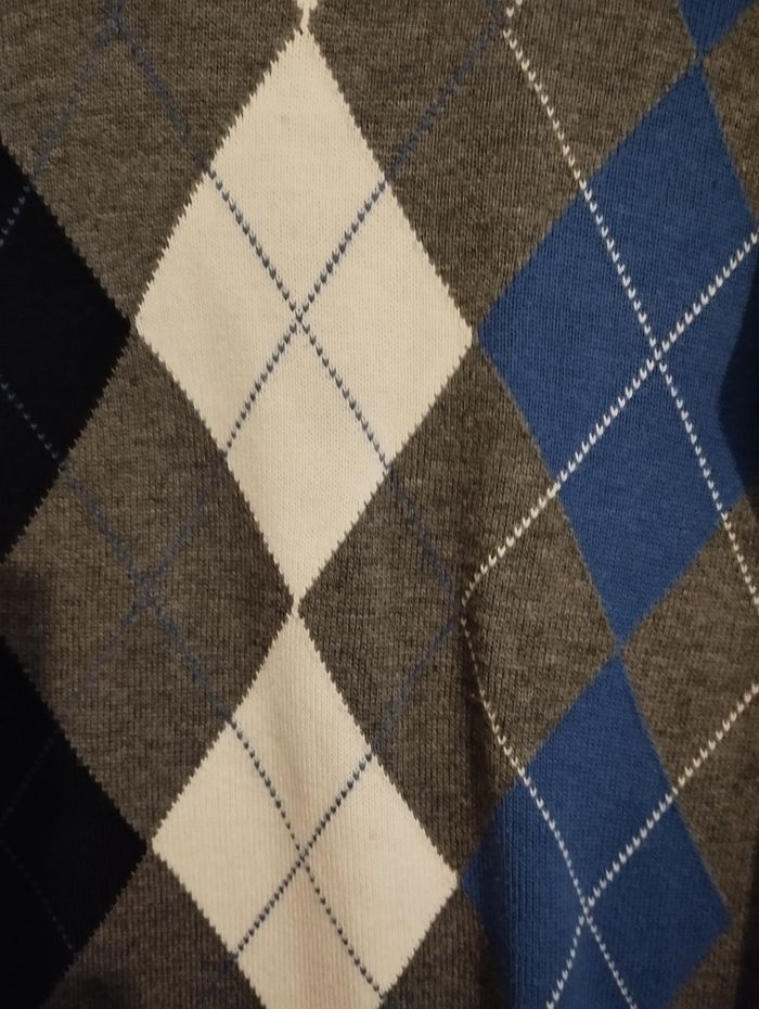 Pull losange garçon 12ans - photo numéro 3