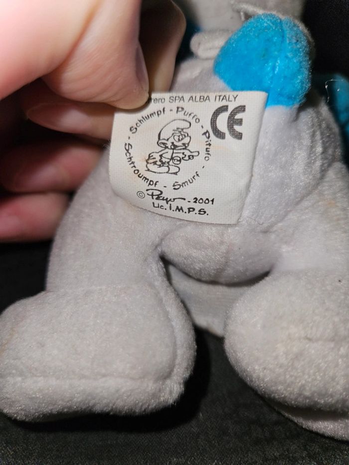 Lot peluches schtroumpfs - photo numéro 3