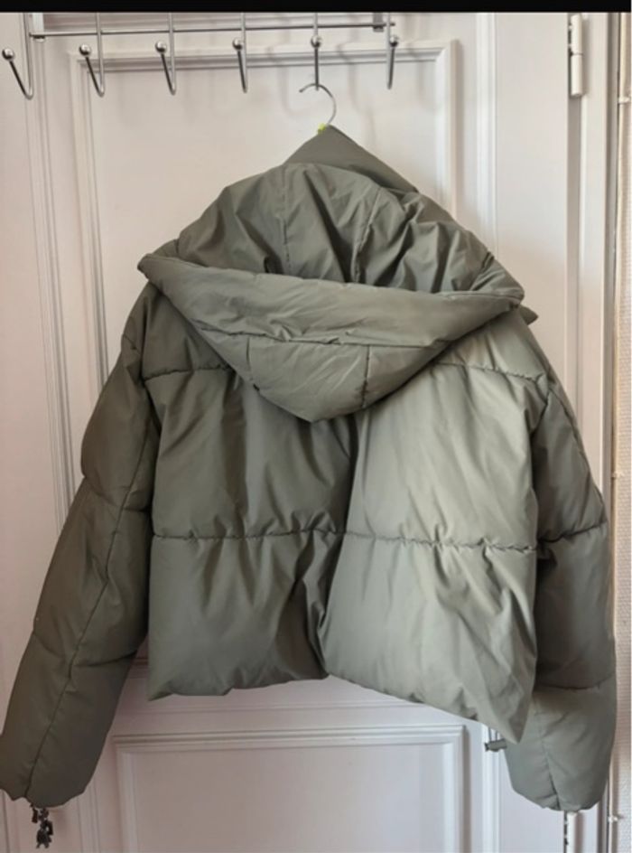 Doudoune Zara - kaki - photo numéro 3