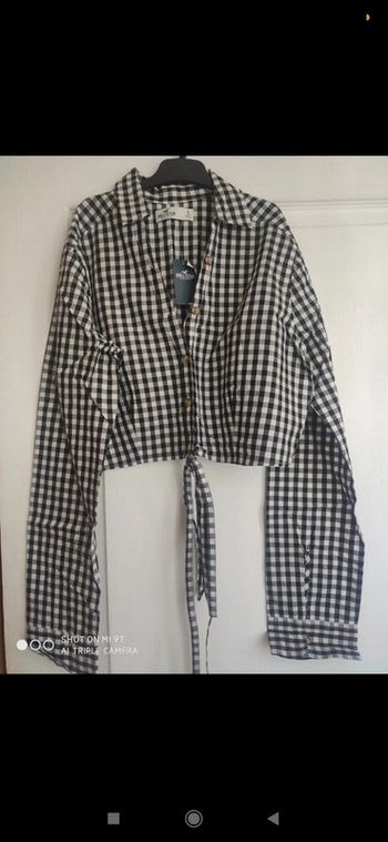 Haut chemise courte Hollister S