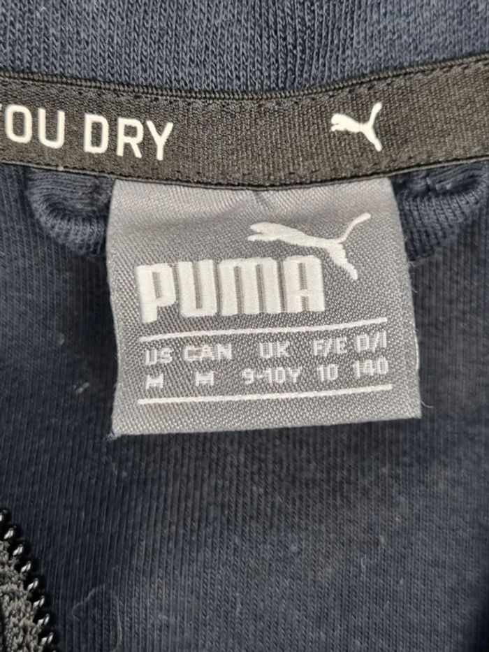 Gilet capuche zippé Puma noir, 9/10 ans Enfant - photo numéro 6