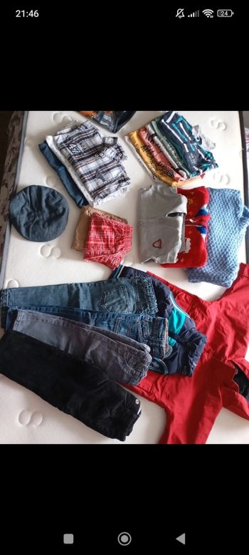 Lot 24 mois garçons 22 pieces 