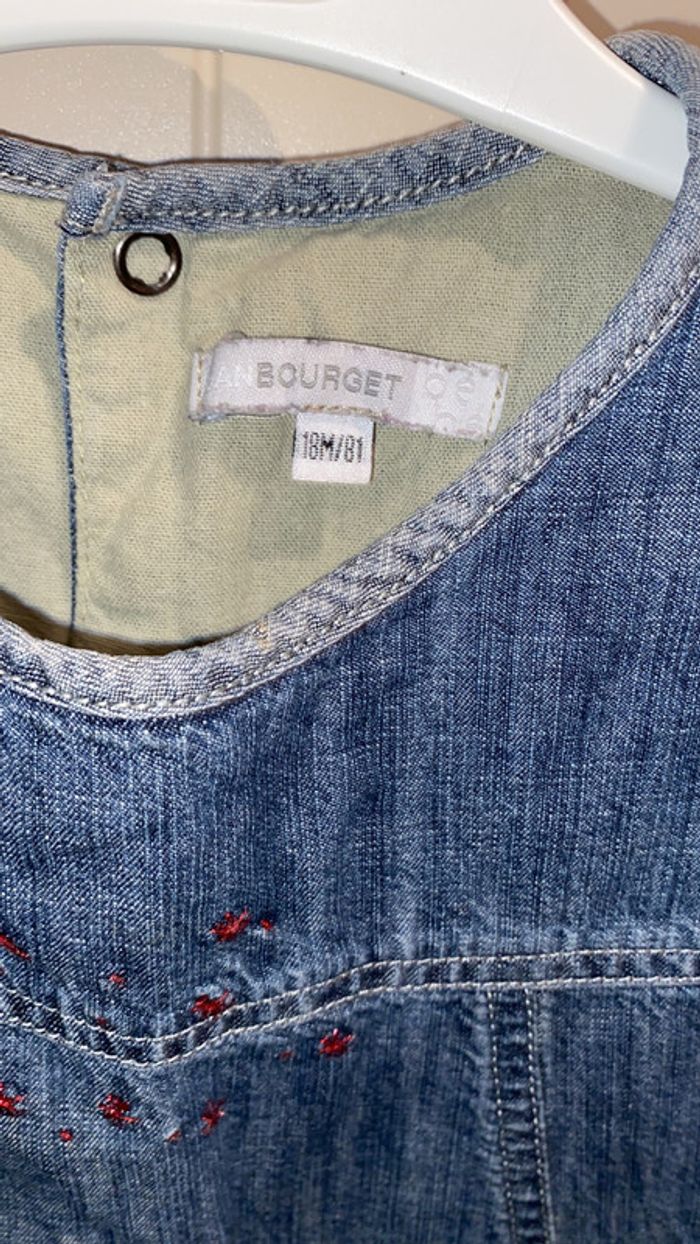 Salopette jeans doublée Jean Bourget 18 mois large - photo numéro 2