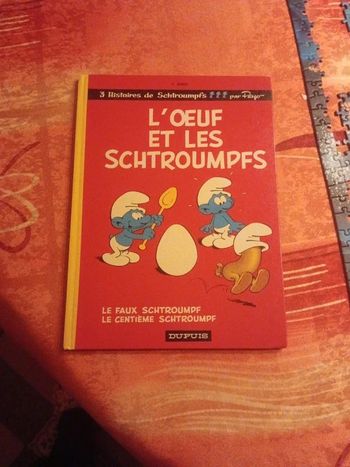 L'œuf et les Schtroumpfs
