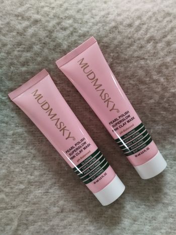 🪷 Lot de 2 Masques à l'argile rose - MUDMASKY - Neufs ⭐