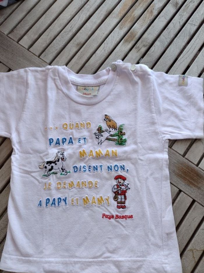 T shirt 2 ans