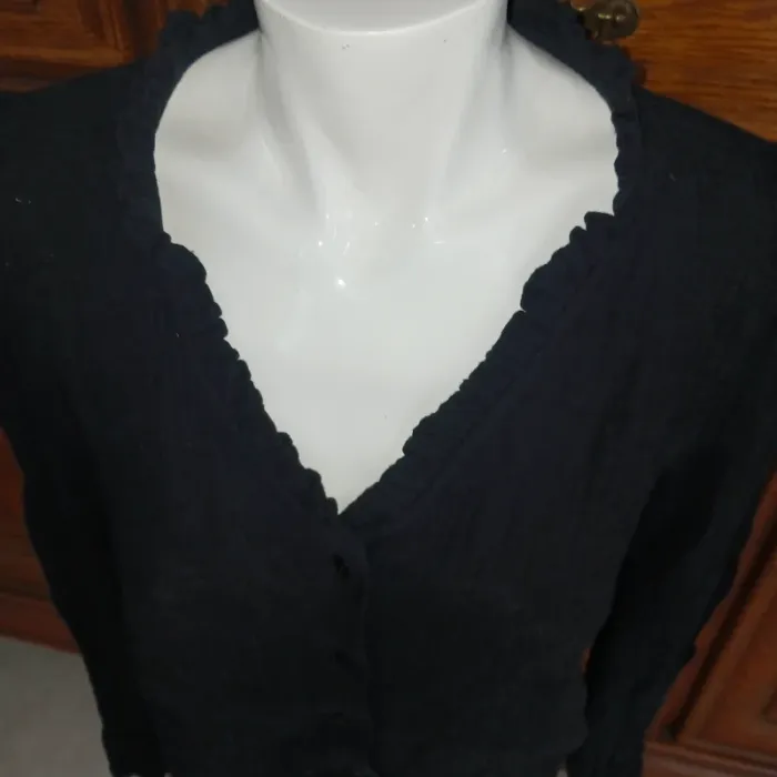 Chemise noire taille 34/36 s kiabi - photo numéro 3