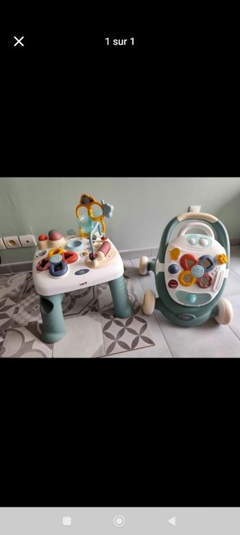 Tablette d'activité+ trotteur 