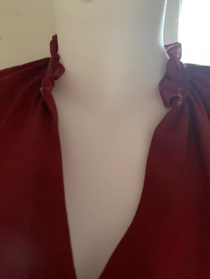 Blouse Kiabi bordeaux taille 38 manches longues - photo numéro 4