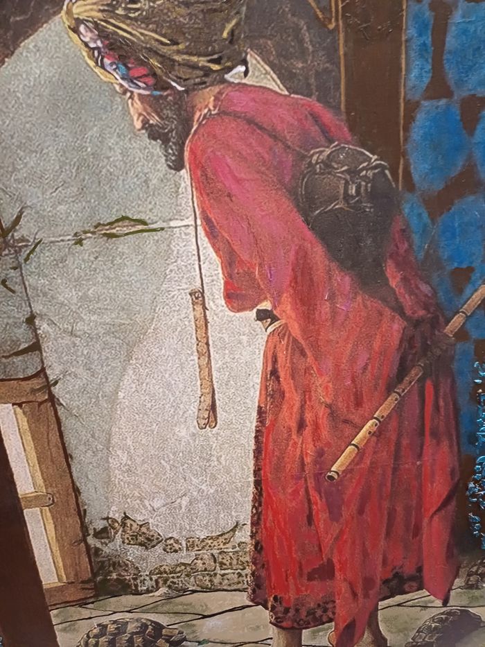 Tableau peint à la main.  80x60 cm - photo numéro 3