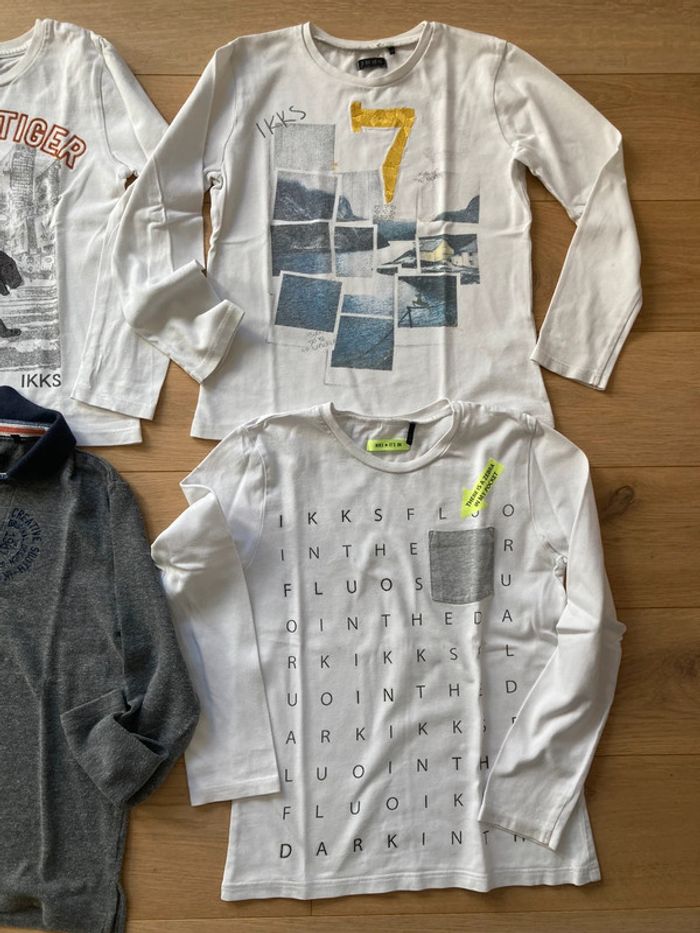 Lot 4 t-shirts ML IKKS - photo numéro 3