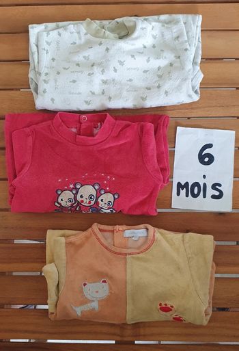 Lot de pyjamas 6mois garçon
