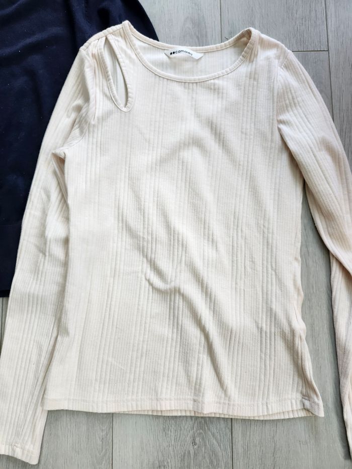 Lot 2 pulls Camaïeu taille S - photo numéro 4