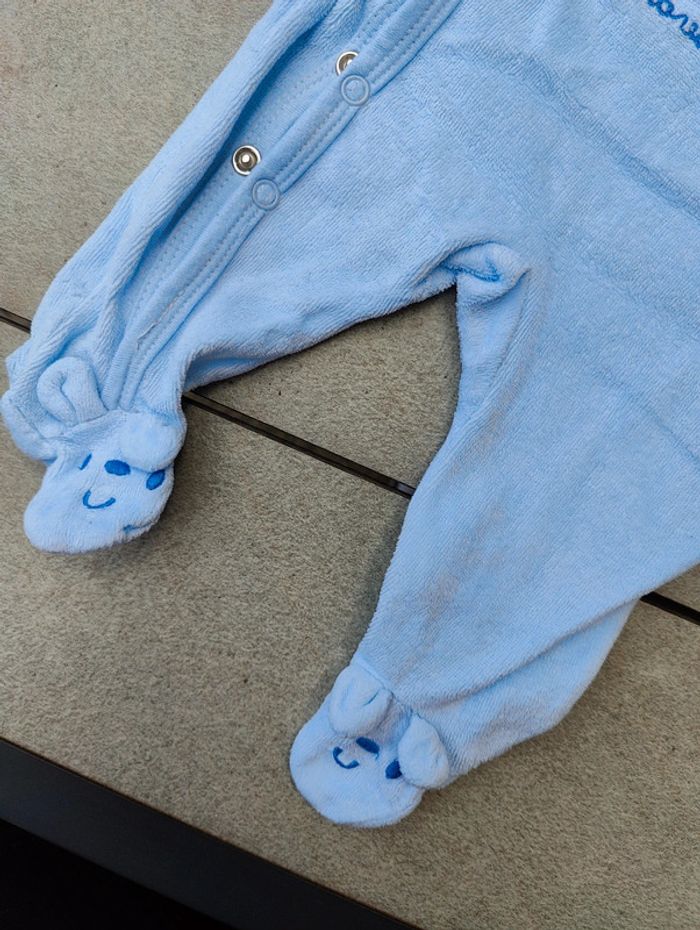 Joli pyjama garçon lapin in extenso 3 mois - photo numéro 3