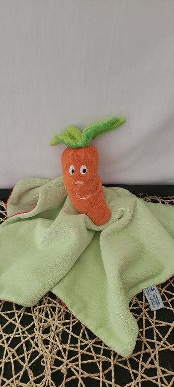 P'TIT DODO  DOUDOU CAROTTE PLAT VERT ROUGE
