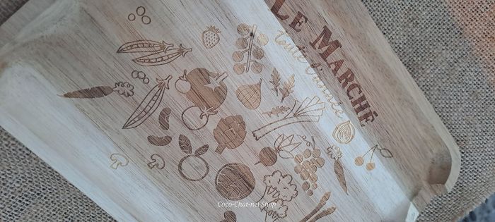 Petit plateau en bois - photo numéro 4