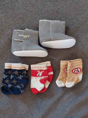 Ensemble chaussures et chaussettes 15-18
