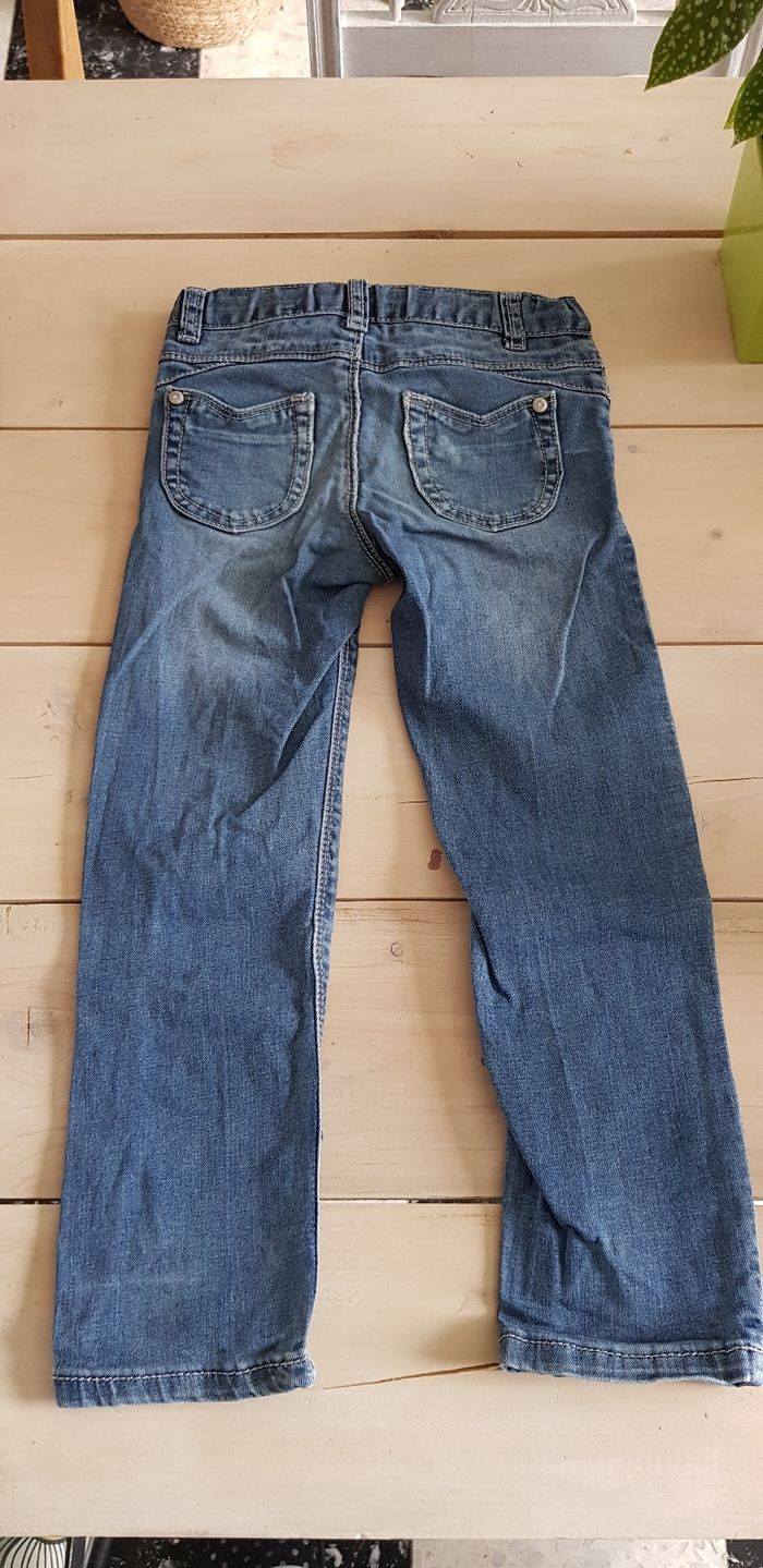 Pantalon jean fille 4 ans - photo numéro 2
