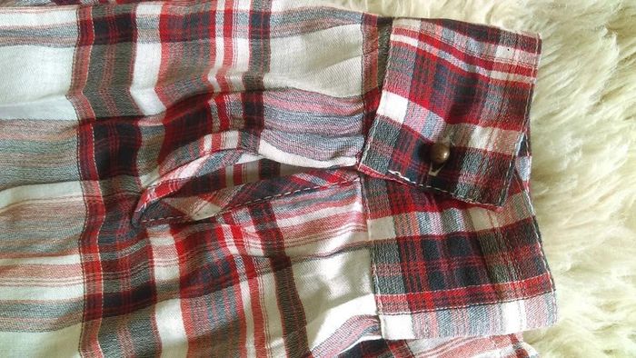 Chemise femme à carreaux à manches longues T42 - Camaieu - photo numéro 4