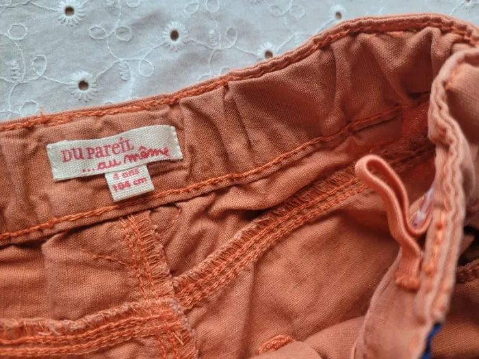 Short orange - photo numéro 3