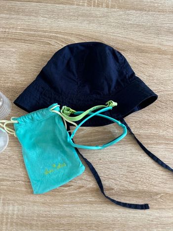 Lot bob + lunette de soleil