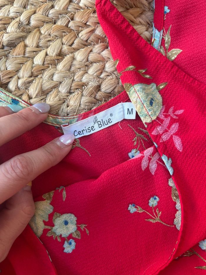 Blouse légère fleurie taille M - photo numéro 2