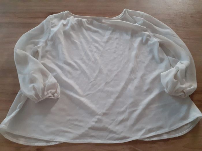 Haut blanc Zara 10 ans - photo numéro 5