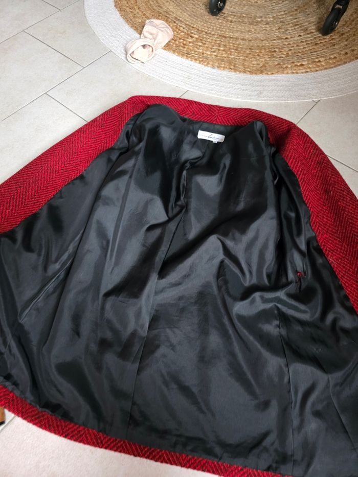 Veste rouge vintage - photo numéro 7