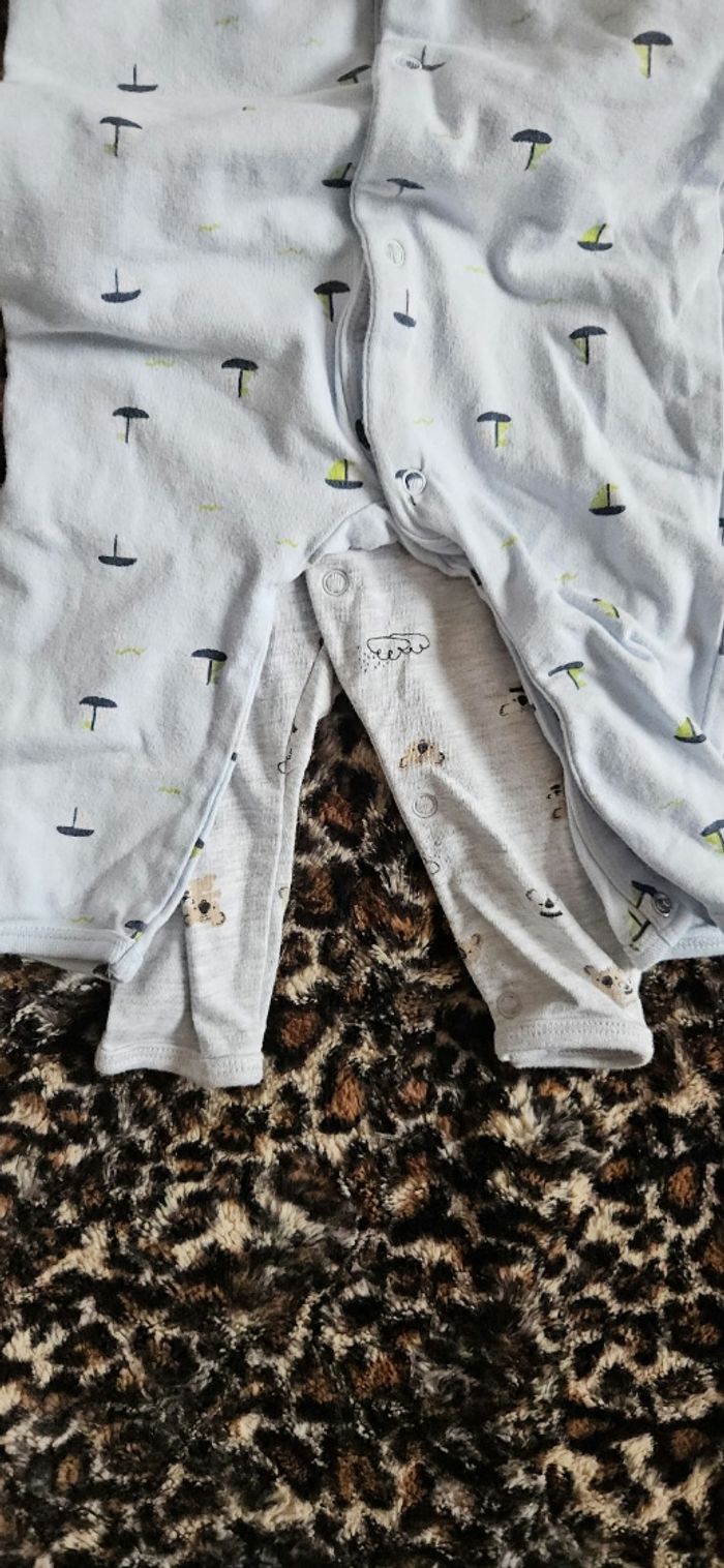 Lots de 2 pyjamas sans pieds - photo numéro 2