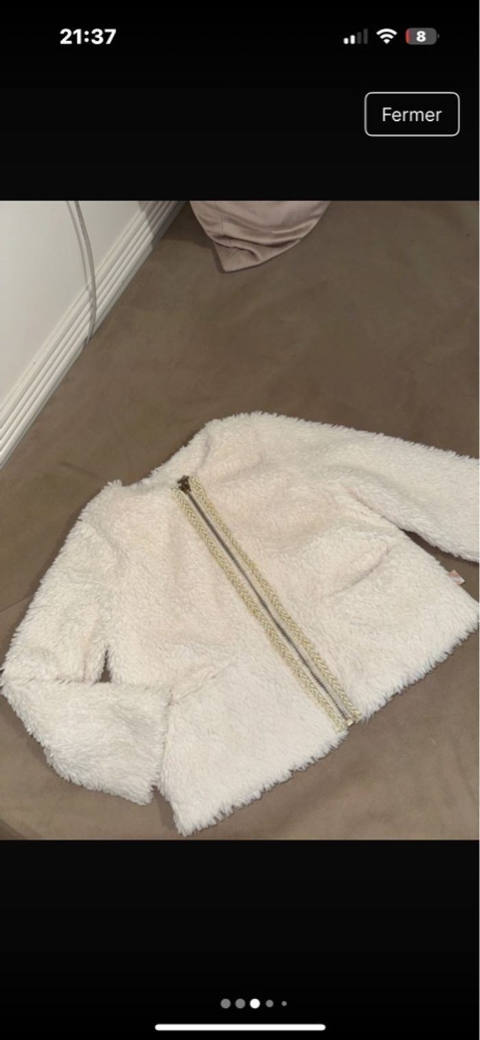 Gilet zippee polaire billieblush 3 ans - photo numéro 3