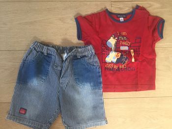 Ensemble short + t-shirt
