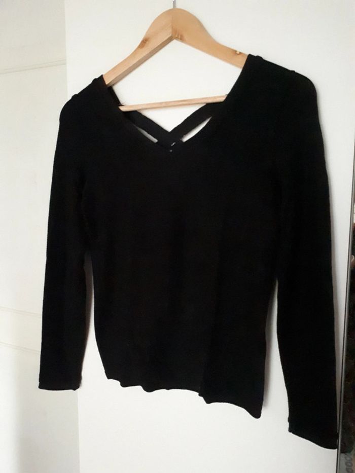 Pull noir naf naf T1