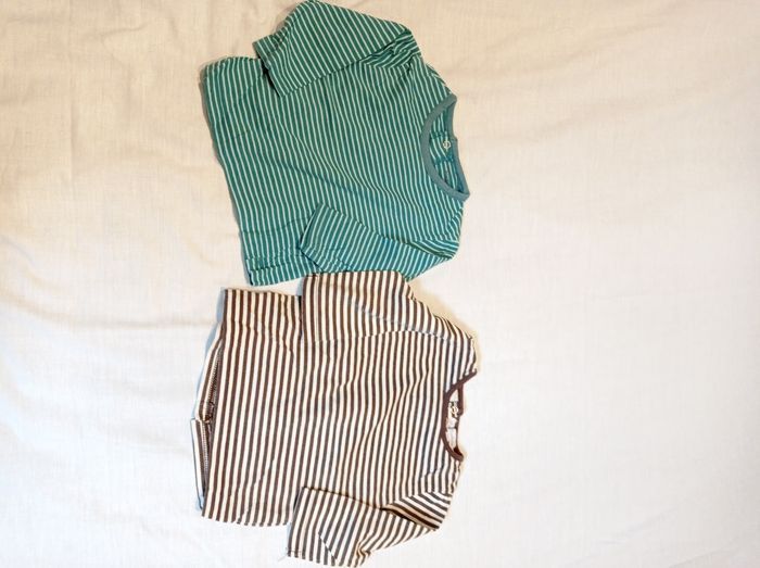 Lot 8 t-shirts manches longues diverses marques taille 12 mois - photo numéro 10
