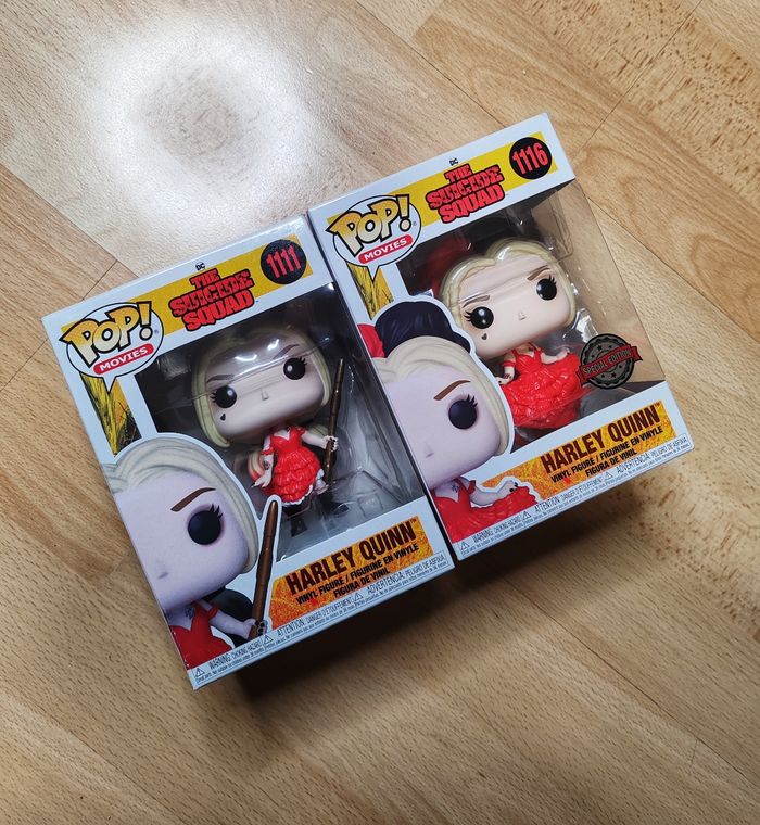 Lot de 2 figurines Pop Harley Quinn 1111 / Harley Quinn 1116 special edition