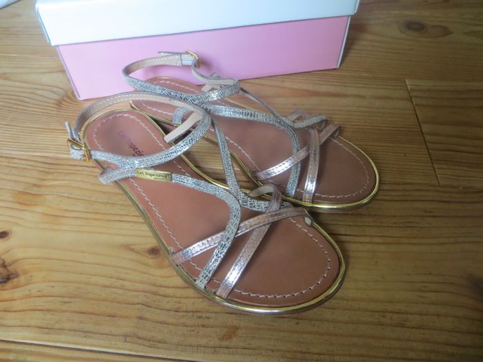 Sandales Mure les tropeziennes bronze rose 37 - photo numéro 1