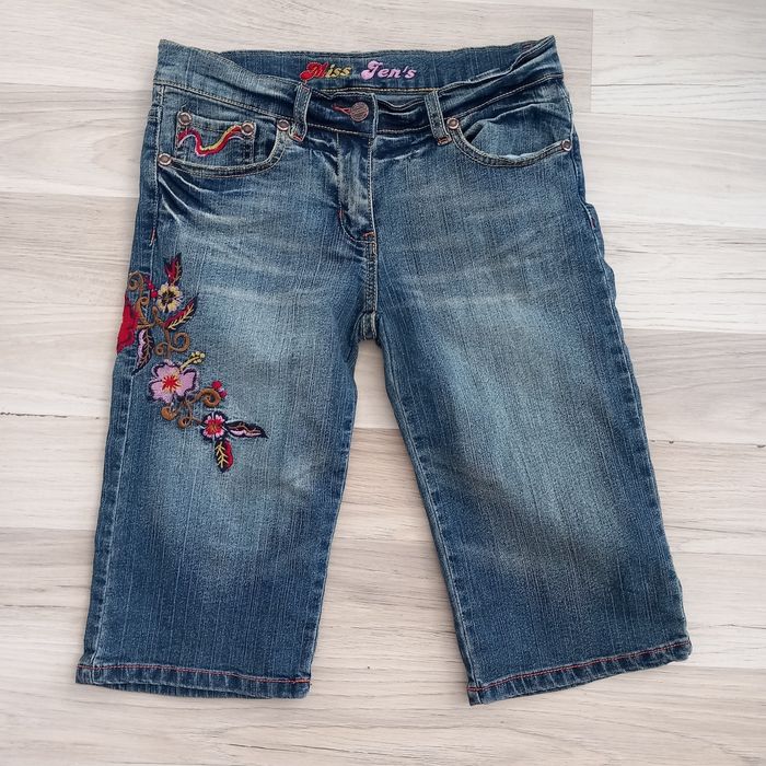 Short en jean femme avec broderie Miss Jen's taille 38