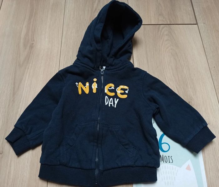 Gilet zippé 6 mois