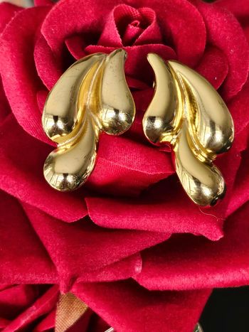 Boucles d oreilles 3 gouttes en acier inoxydable