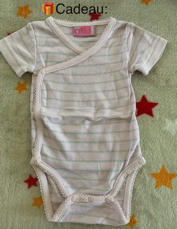 Lot Été Bébé 3M – Sergent Major & DPAM – 5 Tenues Coton Doux Style Rétro Chic - photo numéro 13