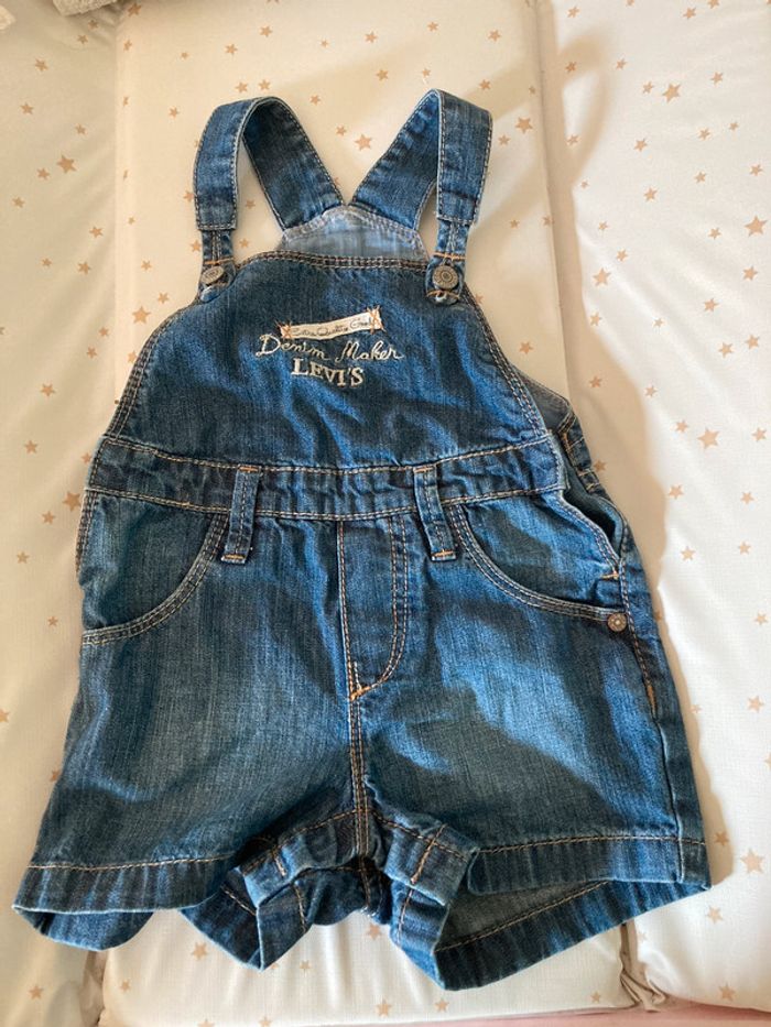Salopette short jeans Levi’s 9 mois