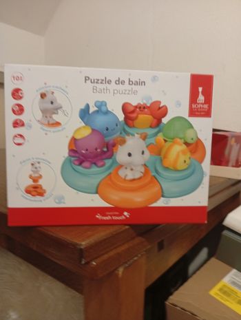 Puzzle de bain Sophie la girafe neuf dès 10 mois