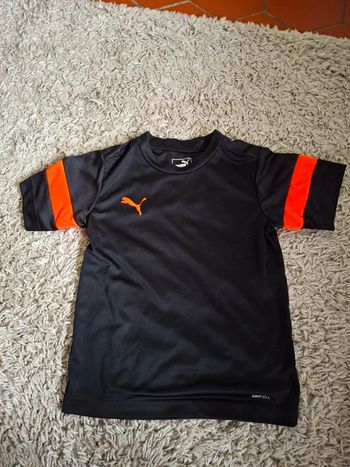 T shirt puma garçon ou fille mixte 8 ans noir