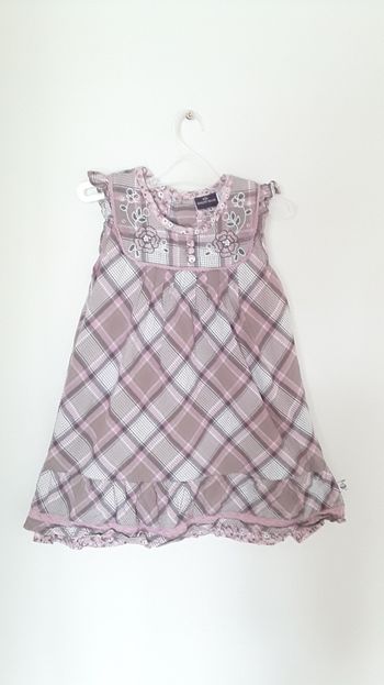 Robe sans manche à carreaux sergent major 18 mois
