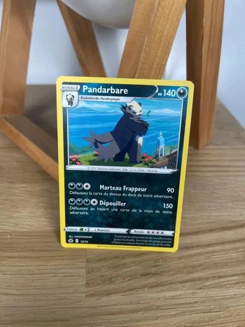 Carte Pokémon Pandarbare 13/15 édition promo mcdonald's 2022 Neuf