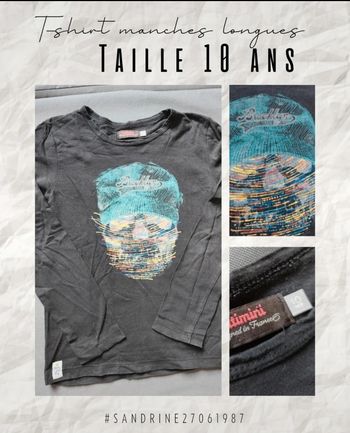 T-shirt manches longues Catimini