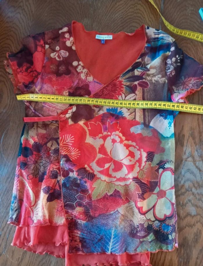 Blouse manches courtes femme taille 40 - photo numéro 7
