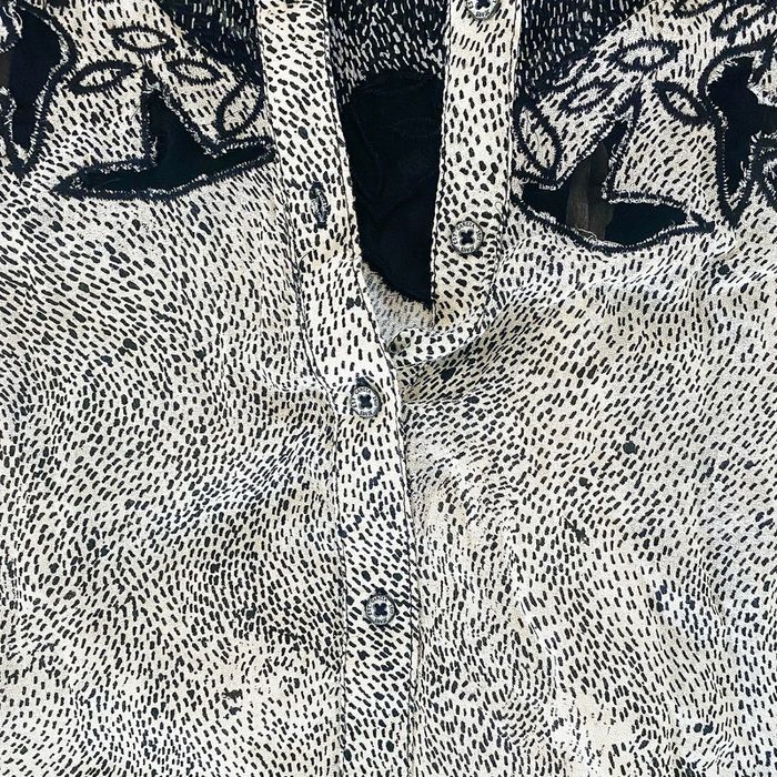 Garcia Jeans Robe estivale Noir/Blanc Femme Exclusive Summer Collection Vintage (Taille S) - photo numéro 4