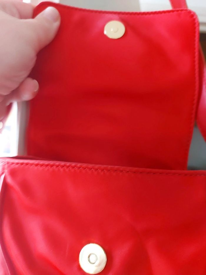 Sacoche rouge love moschino - photo numéro 5
