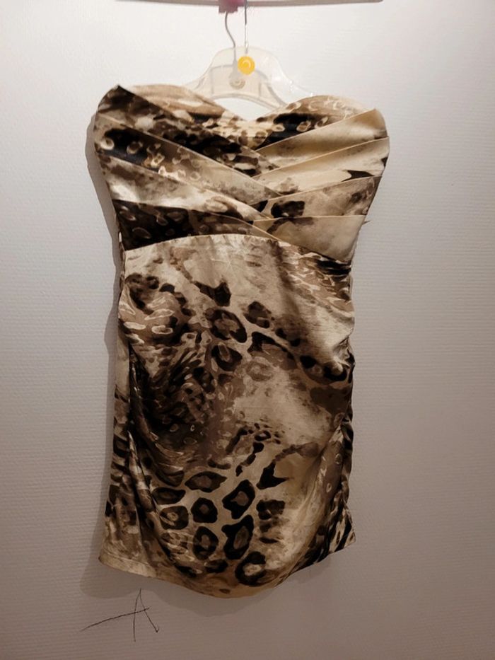 Robe beige taille M - photo numéro 8